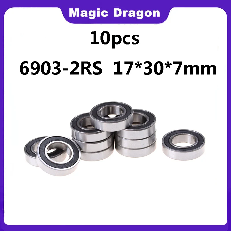 Svobodné doprava vysoký kvalita 6903-2RS ložisko ABEC-5 (10 pcs) 17x30x7 mm hubený odbor 6903 2RS bál zaměření 6903RS 61903 RS