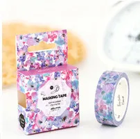 Горячая Kawaii васи лента DIY великолепные Мультяшные украшения Скрапбукинг планировщик Маскировочная лента клейкая лента этикетка наклейка - Цвет: O