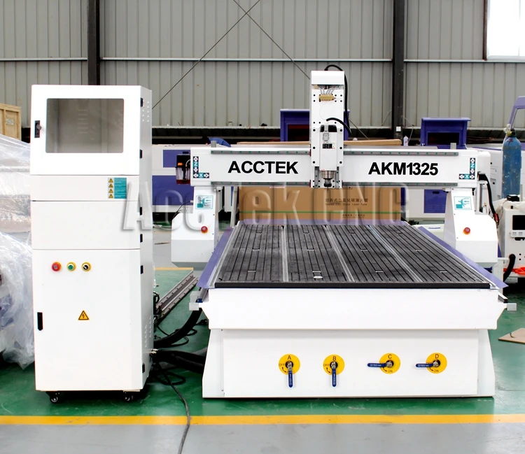 ACCTEK AKM1325 фрезерный станок с ЧПУ по дереву высокоскоростная Деревообработка Резьба и акриловая резка с ЧПУ