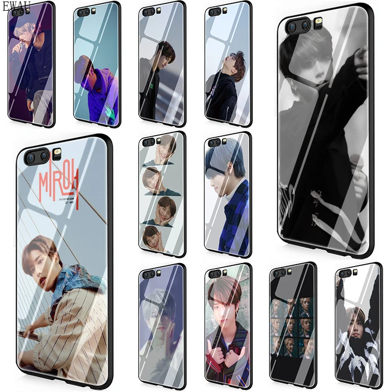 EWAU Han Jisung Stray Kids чехол для Huawei P10 для телефона из закаленного стекла с принтом P20 P30 mate 20 Lite pro P Smart Y6 Y9 Honor 8X9 10