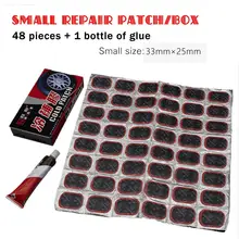 48 Pcs+1 Glue High Quality Round Bicycle Motor Bike Electric Car Tire Tyre Rubber Patch Glue Cycling Tire Puncture Repair Tools 48 Pcs+1 Glue High Quality Round Bicycle Motor Bike Electric Car Tire Tyre Rubber Patch Glue Cycling Tire Puncture Repair Tools
