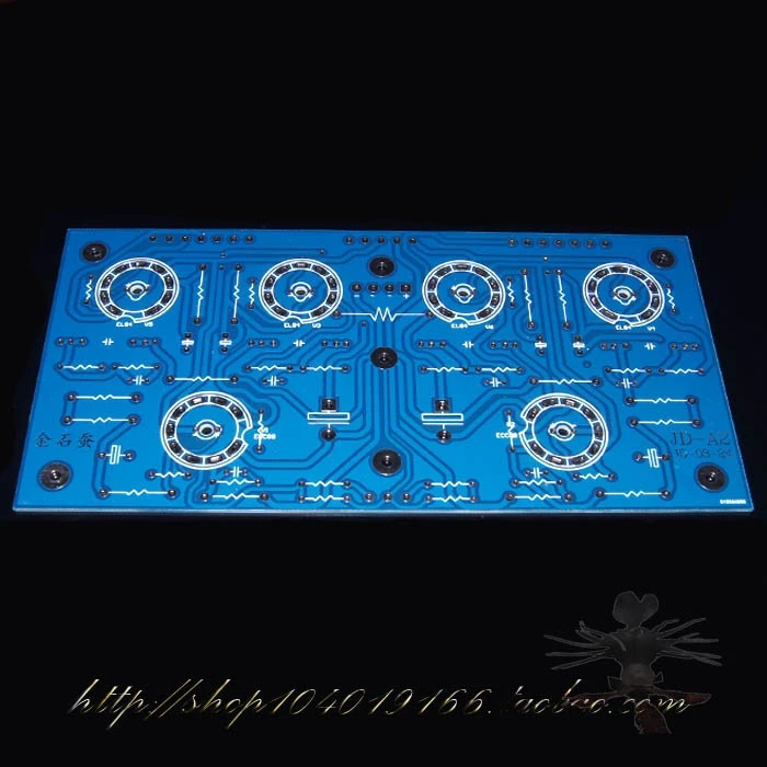 Placa amplificadora 6n11 + 6p14, placa vazia para flexão e empurrar, pcb