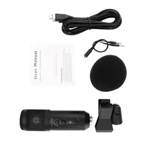 MK-F500TL конденсаторный звук Подкаст Studi микрофон для мобильного телефона компьютера ПК ноутбука