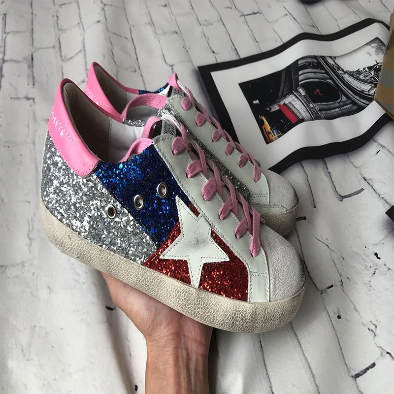

Brand new design, dirty shoes Majx sequin stitching, lovers style shoes