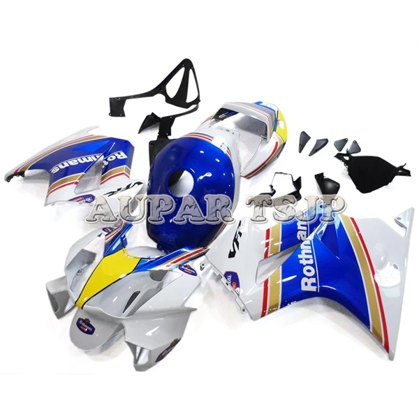 Sportbike белого и синего цвета кузова комплект для Honda VFR800 2002 03 04 05 06 2007 08 09 10 11 2012 vfr800 Мотоцикл Обтекатели капоты