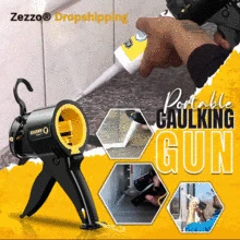 

Portable Caulking Gun Manual Insulating Mastic Sealant Corner Seam Filling Tool Silicone Caulk Pressure for Cupboard Home Tools