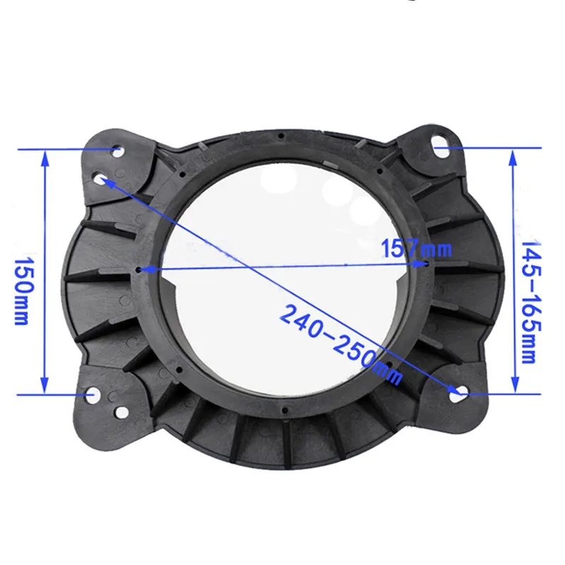 2 шт. Chifre Arruela Suportes Adaptadores Para TOYATA Camry 06-2011 Highlander Reitz Almofada Falante Placas de Montagem Adaptad