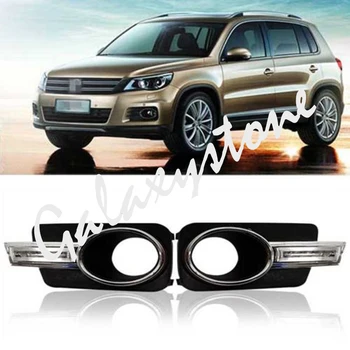 

For VW Tiguan 2009 2010 2011 2012 2013 DRL Car LED Daytime Running Light Foglight Modified