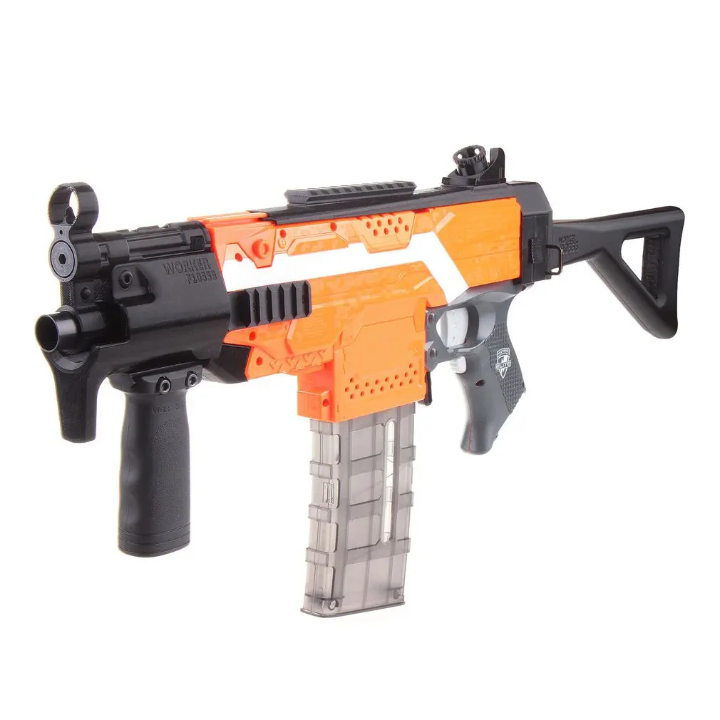 Рабочий STF-W008-A MP5-K комплекты аксессуаров набор с оранжевым адаптером для Nerf N-Strike Elite Stryfe Blaster