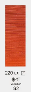 Vermilion Winsor& Newton 170 мл, профессиональные масляные краски, пигмент для рисования - Цвет: Vermilion
