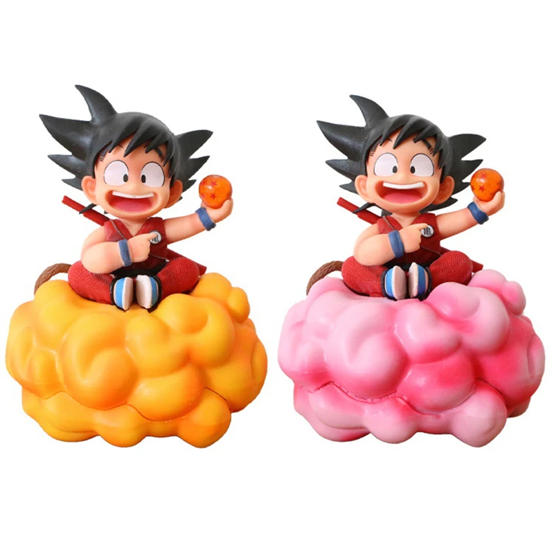 Dragon Ball Z GK Son Goku Flying Nimbus Q Ver. Аниме фигурки Модель 17 см Статуэтка из ПВХ