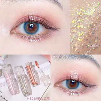 

1PC 9Color Liquid Glitter Eyeshadow Pencil Shimmer Eyeshadow Waterproof Long-lasting Shimmer Eyeshadow Eye Makeup Accessorices