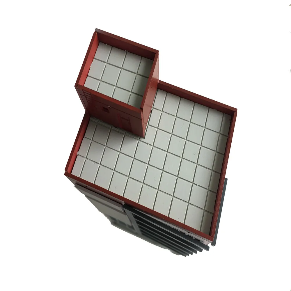 n scale train layout model building 12