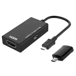 Micro USB к HDMI 1080P кабель с 5Pin к 11Pin конвертер адаптер для HDTV/смарт-сотового телефона/телевидения