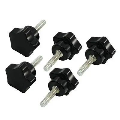

5 in One Machine Spare Part 6mm Male Thread 46mm High Star Knob