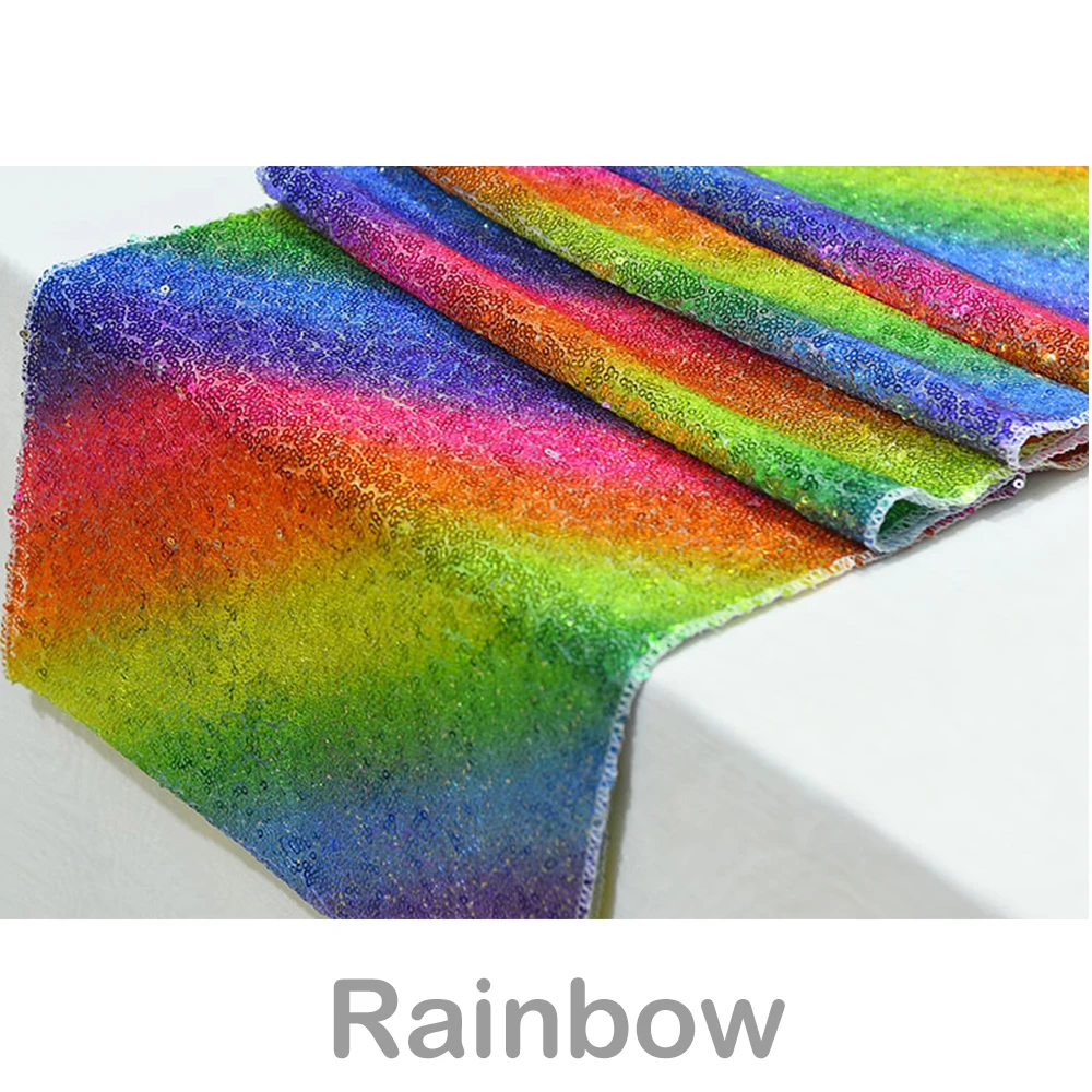 Rainbow Изысканная скатерть, блестящая скатерть, скатерть для обеденного стола с изображением флага, свадебные скатерти, вечерние скатерти, рождественские скатерти - Цвет: Rainbow