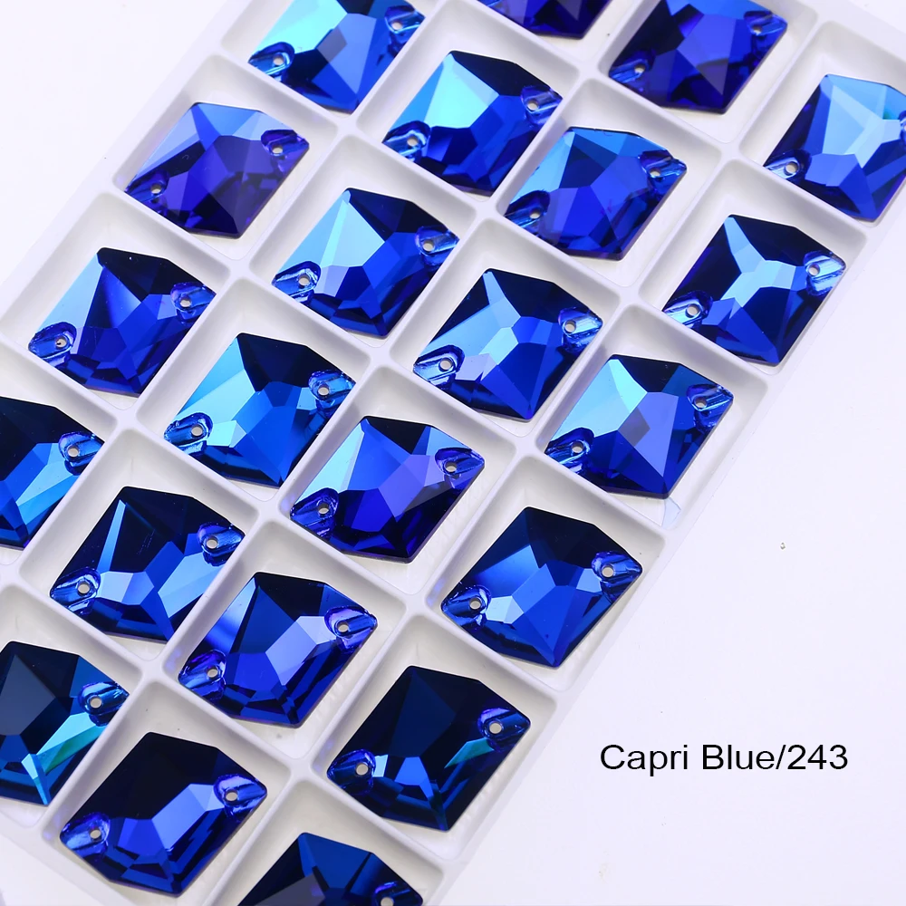 Versatile Flatback Sew-On Rhinestone K5 Glass AB Crystal