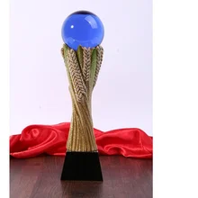 Sports Event Crystal Trophies Awards Craft Gift Basketball Football Golf Champions Cup Trophy Home Decor Desk Decoration