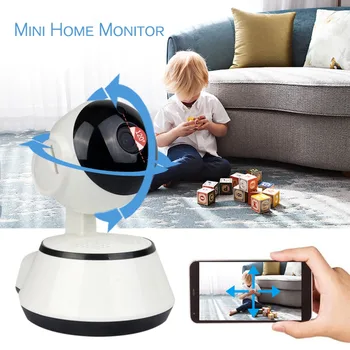 

WiFi IP Camera Baby Monitor 720P HD Smart Baby Camera Audio Video Record Night Vision Remote Surveillance Home Security