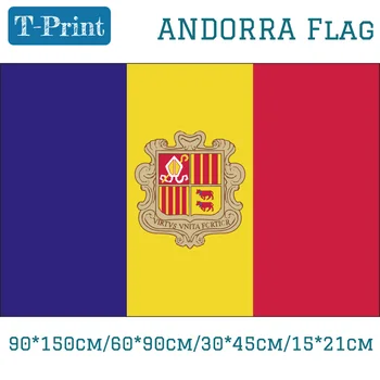 

10PCS Flag 60*90cm/15*21cm/90*150cm Andorra National Flag 3x5ft Flying Flag 30*45cm Car Flag