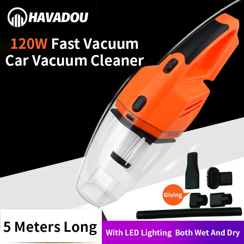 

HAVADOU Car Vacuum Cleaner Car Handheld Vacuum Cleaner Mini Vacuum Cleaner For Car Aspirateur 5Kpa Powerful Vaccum Cleaners Auto