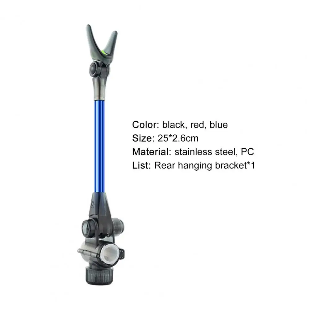 Fishing Rod Holder Bracket 180 Degrees Carbon bracket turret bracket super hard fishing rod rack rod rear hanging for Outdoor