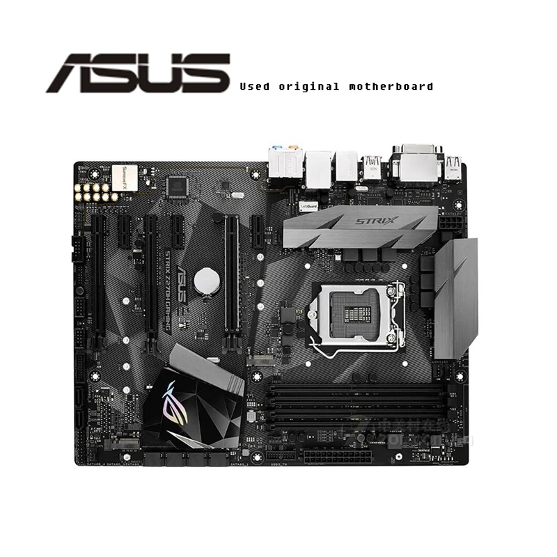 Оригинальная игровая материнская плата для ASUS ROG STRIX Z270H разъем LGA1151 DDR4 Z270