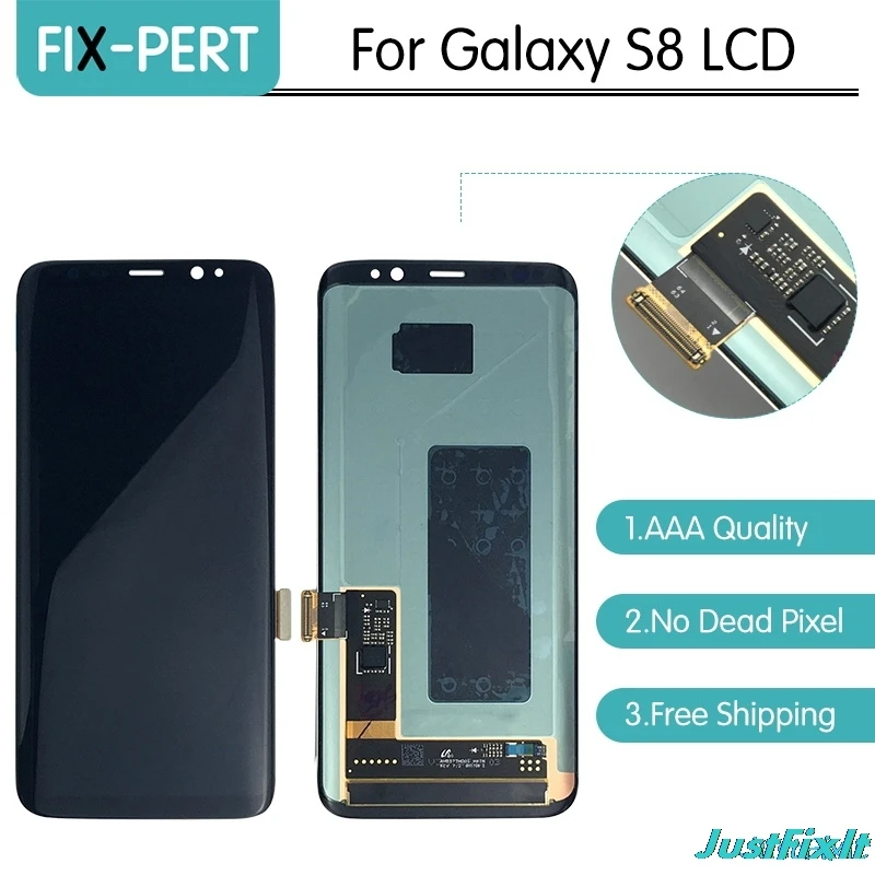 

For Samsung Galaxy S8 G950 G950U G950f G950fd S8Plus G955F Lcd Display With Touch Screen Digitizer Super AMOLED Screen