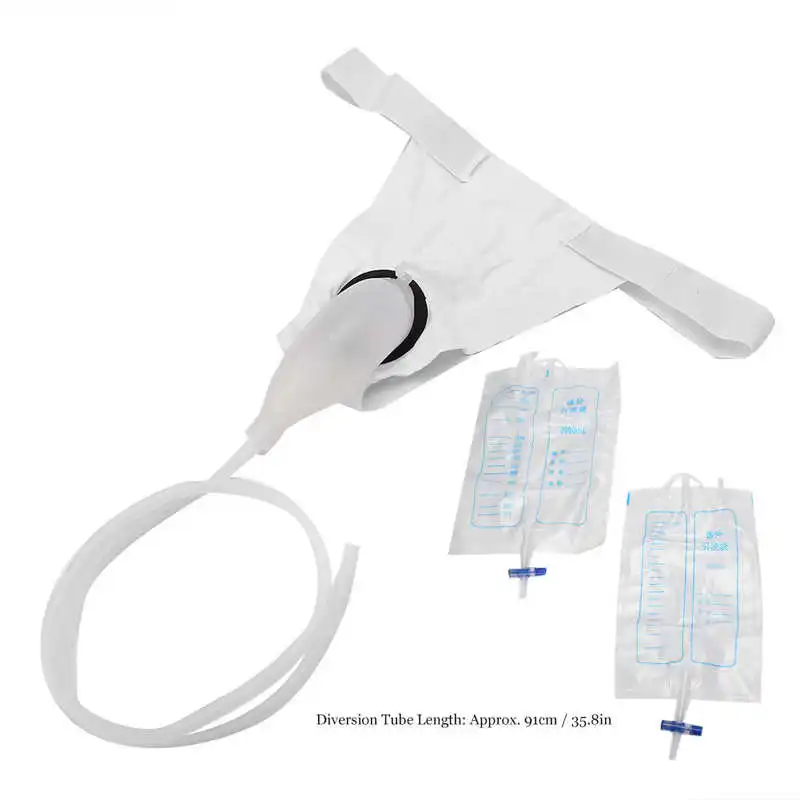 Portable Urinal Male Urine Collector Washable Reusable Silicone For Men Elderly Bedridden Patients Disabled Health Care