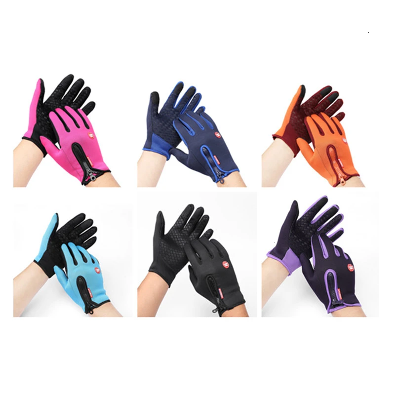 

Cold-proof Unisex Waterproof Winter Gloves Cycling Warm Gloves for Touchscreen Cold Weather Windproof Anti Slip Gloves
