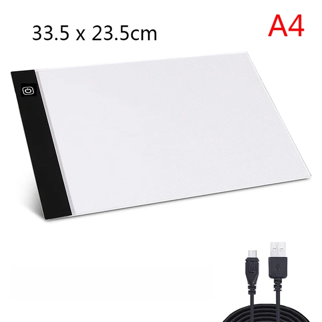 Huion A2 26.77 Inches Led Light Pad Adjustable Lightness Tracing Board  Drawing Box For Artcraft Animation Sketching - Digital Tablets - AliExpress