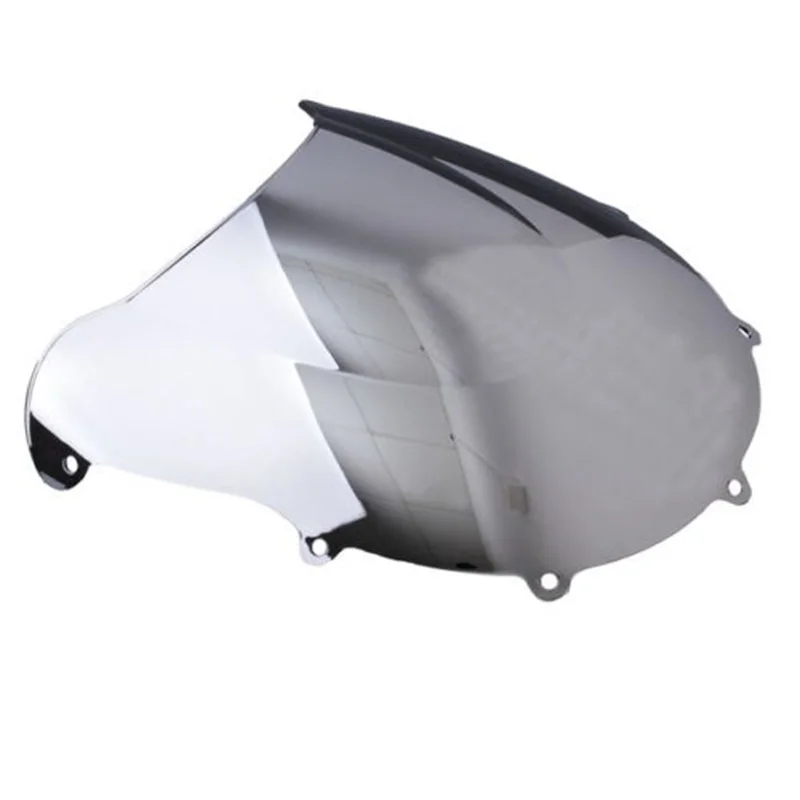 Мотоцикл двойной пузырь лобовое стекло для Сузуки GSXR600 GSXR 750 1996-1999 97 98 - Цвет: chrome