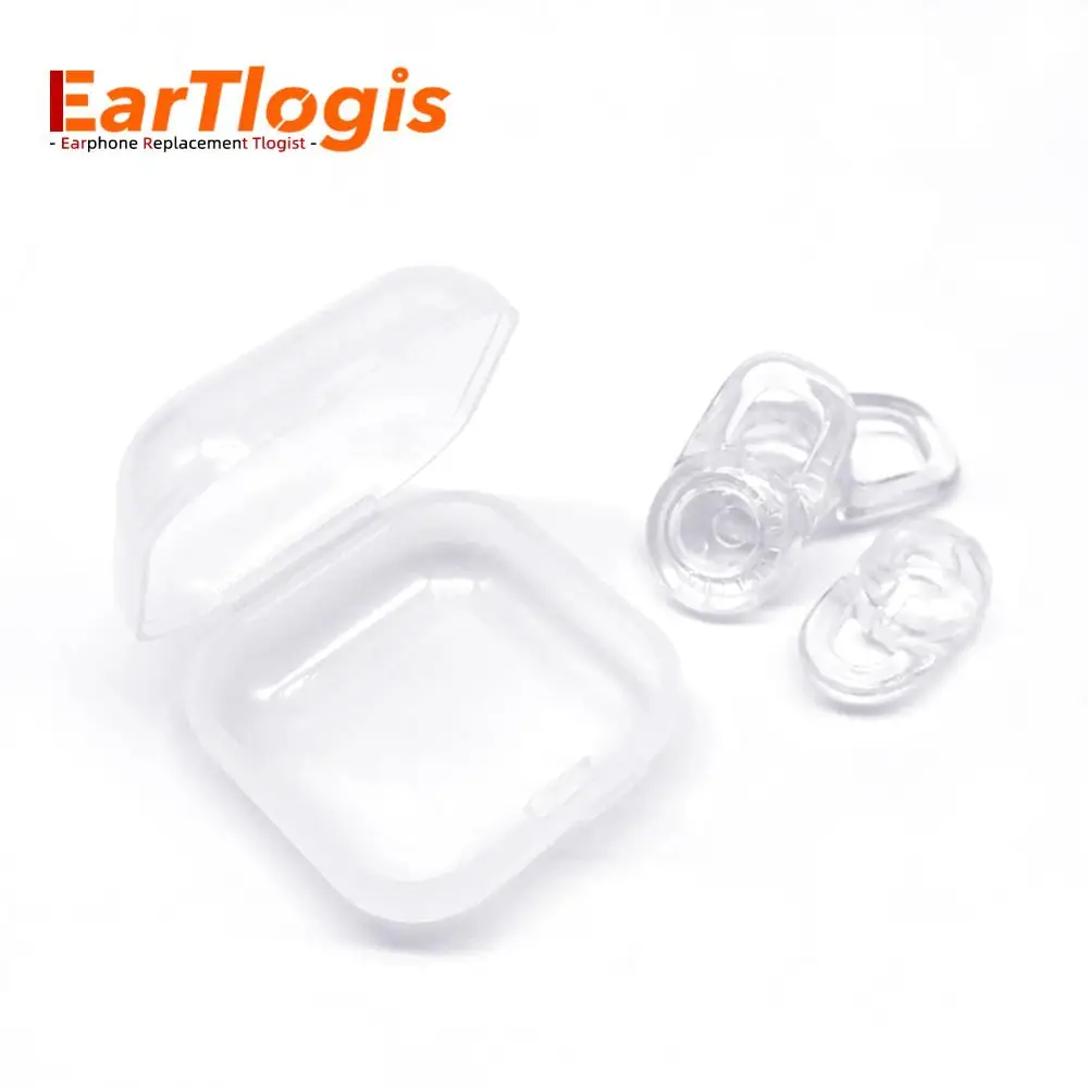 

EarTlogis Replacement Silicone Earbud for Plantronics Explorer 80 110 120 500 In-Ear Ear Pads Tip Parts Earplug Cushion Earmuff