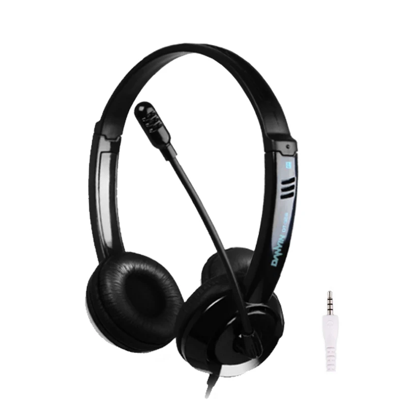 2020 new desktop computer headset mobile phone universal music headset long line gaming headset with microphone