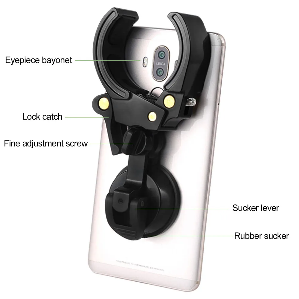 Universal Digital Camera Phone Bracket Mount Support Holder For Spotting Scope Monocular Binoculars Eyepiece Bayonet:27mm-53mm
