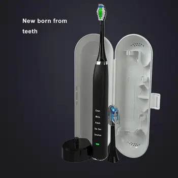 

Inductive Electric Toothbrush Couple Adult Sonic Vibration Charging Toothbrush Portable Electric Toothbrush