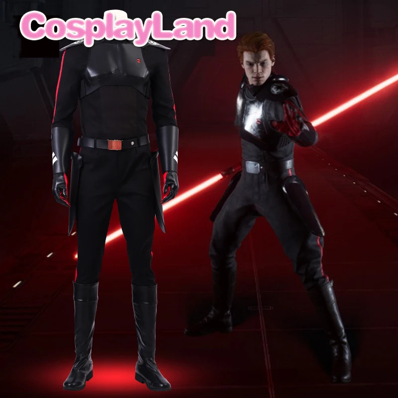Jedi Falled Order Cal Kestis Costume Cosplay Uniforme Suit Halloween Carnival Costume Custom Made Men Outfit Top Pants