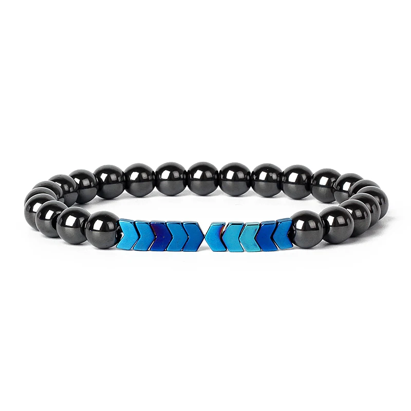 Hematite Magnetic Bracelet Man Weight Loss Bracelet Natural Stone Magnetic Bracelet Slimming Woman Health Care Therapy Jewelry