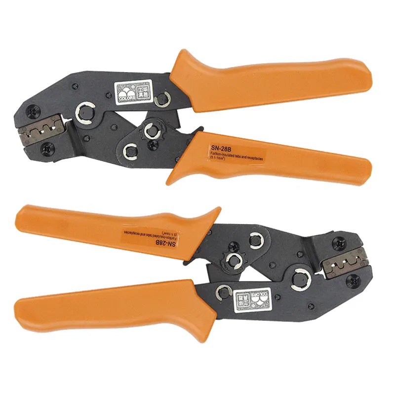 Colors Crimping Tool Crimping Pliers For Dupont XH2.54 KF2510 SM 2.54mm 3.96mm Plug Terminals AWG28-22