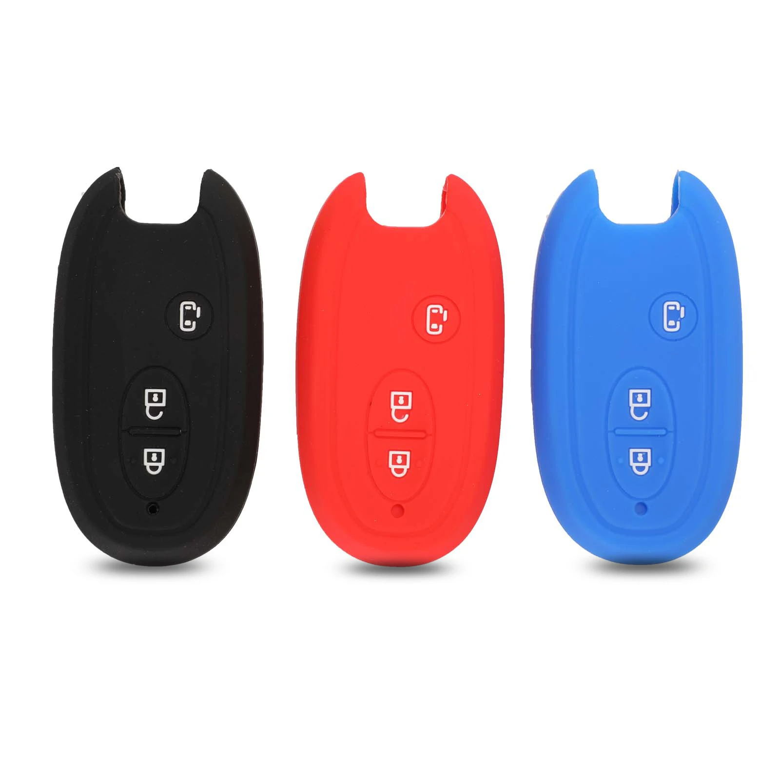 Jingyuqin Custodia Protettiva Per Chiave In Silicone Colorato A Distanza Per Suzuki Spacia Custom Vitara Wagon Swift Sport Sx4 Grand Concept Sostituis