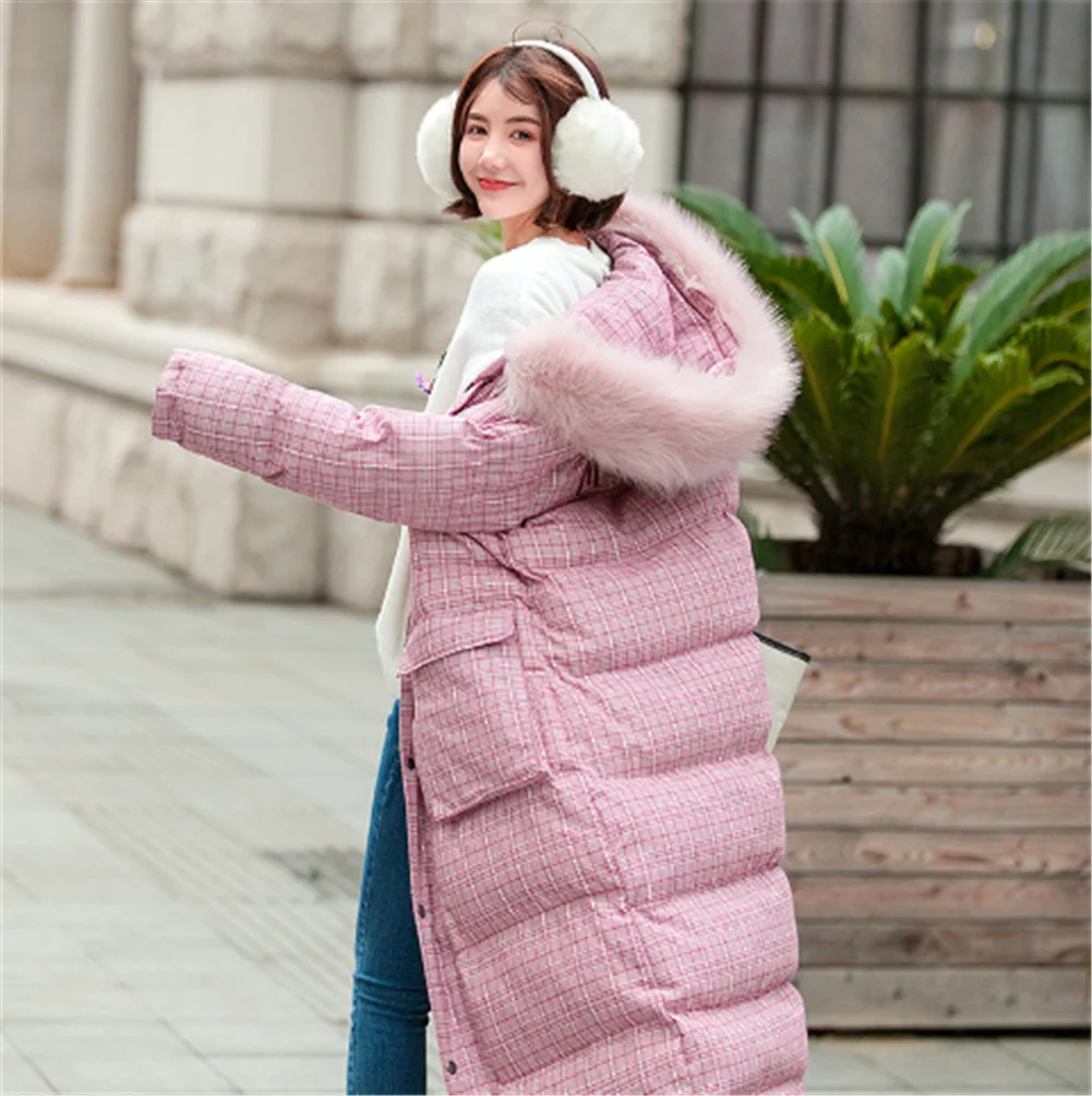 ZA Women's Cotton Clothing Fashion New Autumn and Winter Loose Cotton Clothes Coat Bohemian Thick Long Cotton Clothes Gift