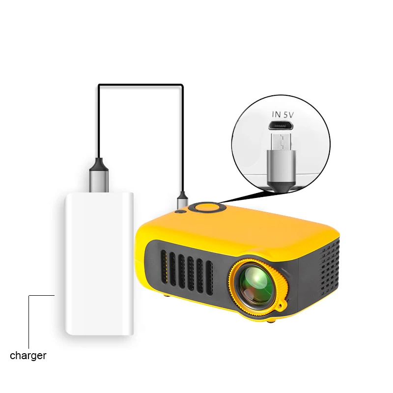 A2000 Домашний Мини ЖК пико проектор LED720P HD проектор мини портативный проектор(США штекер