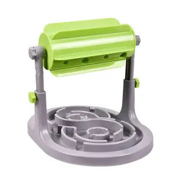 

Novelty Pet Slow Feeder Interactive Game Plastic Refillable Slow Food Bowl Plate Hind&Find Puzzle Treat Puppy Drum Type