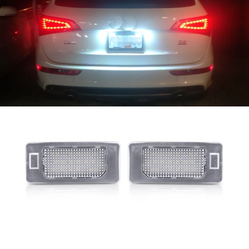 2x ошибок 18SMD Автомобильный светодиодный номерной знак светильник Настенный OEM