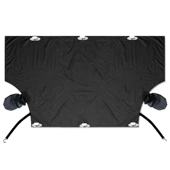 

Outdoor Windshield Snow Cover Protective Ice Removal Universal Car Sun Screen Wiper Rainproof Magnetic Edges Trucks Dustproof
