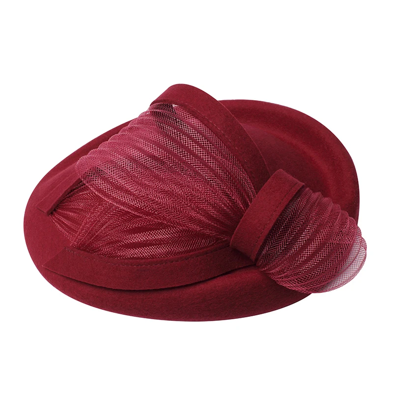 H3532 женская шляпа Fedoras, Осень-зима, теплая шерстяная шапка, Корейская Высококачественная модная утолщенная шапка для покупок, женская элегантная Ретро Кепка s