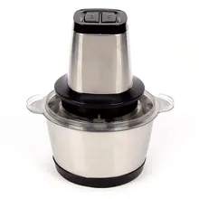 2 vitesse 2l capacité acier inoxydable hachoir électrique hachoir à viande robot culinaire trancheuse maison cuisine farce Machine(China)