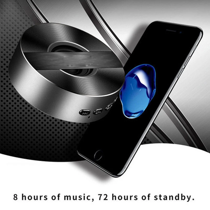 A5 Bluetooth динамик настольная Кнопка сенсорная Мини Беспроводная функция вызова портативный Full HD музыкальный плеер USB на батарейках компактный