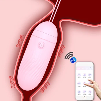 Sex Toys Bluetooth Dildo Vibrator for Women Wireless APP Remote Control Wearable Vibrating Egg Panties Toys for Couple Sex Shop 1