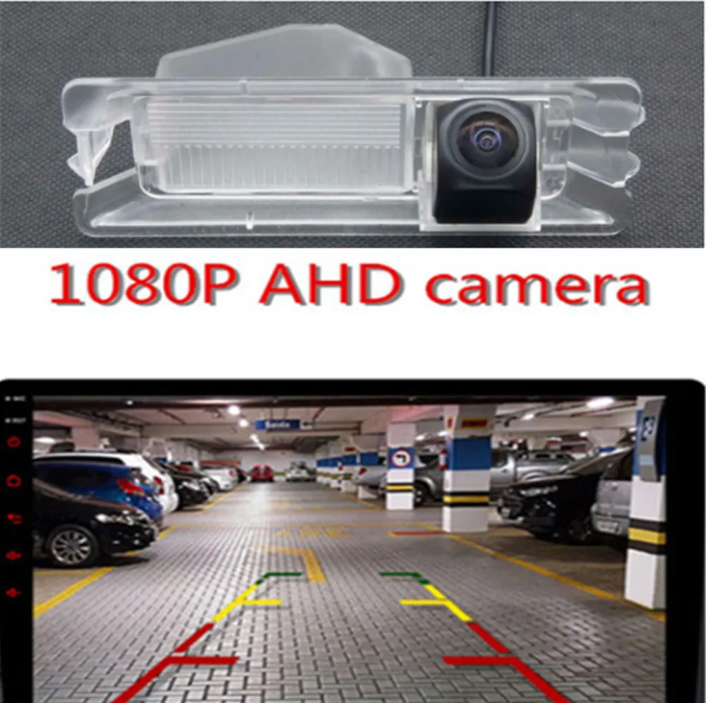 Камера заднего вида AHD 1080P рыбий глаз парковочная камера для Nissan March Renault Logan Sandero W |